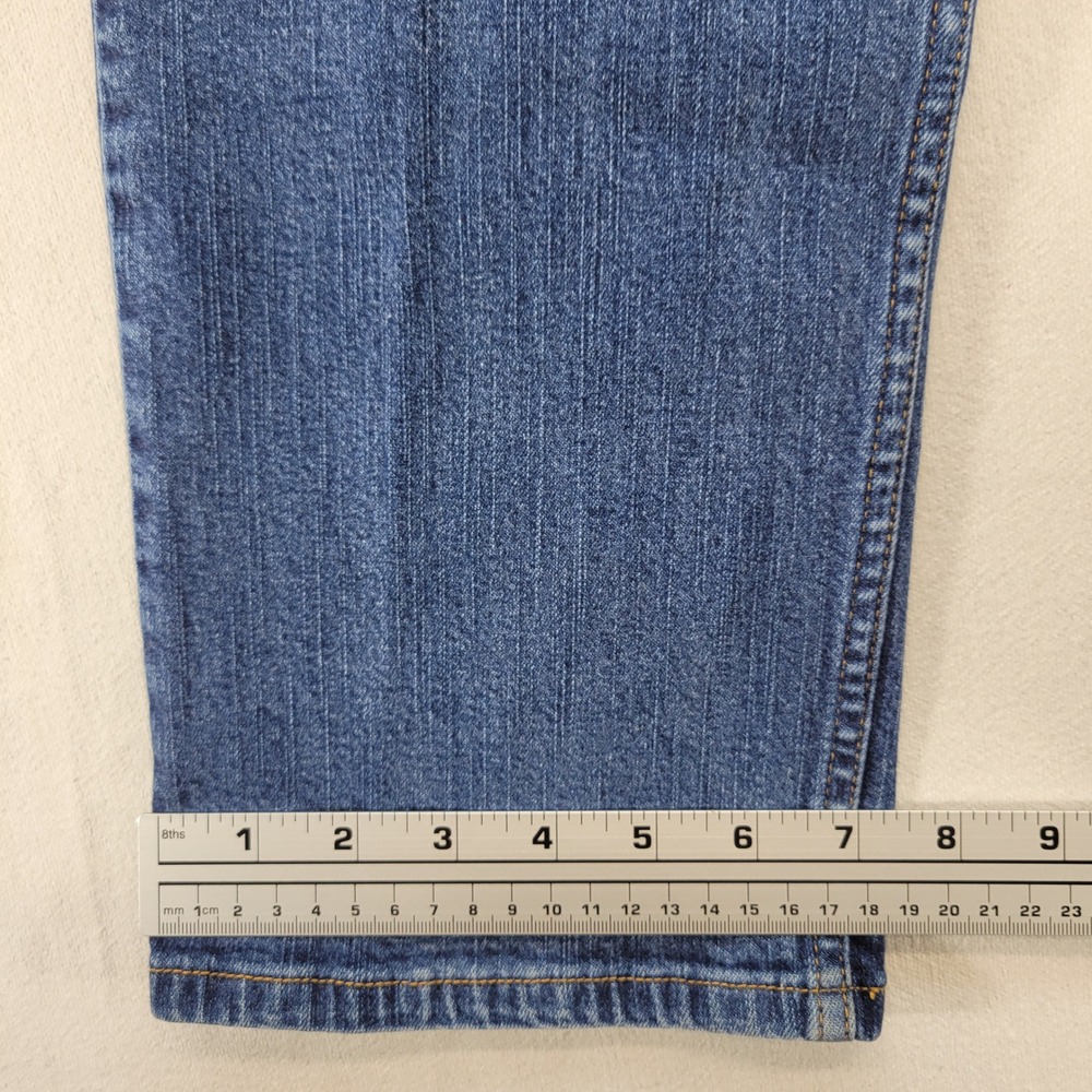Levi's 505 Vintage Y2K Jeans Womens 10 Blue Lower Rise Straight Leg Denim - Picture 11 of 12